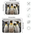 thumbnail image 3 of FREEAMG Dish Drying Mat Penguins Absorbent Microfiber Kitchen Dish Mat Super Absorbent Dish Drainer Mat for Kitchen Counter 18" x 24", 3 of 7