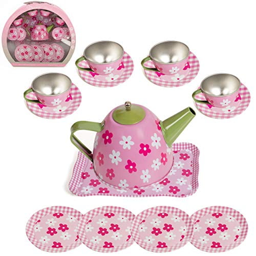 tin tea party set