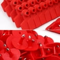 thumbnail image 5 of ABPETE Blank Ear Tags 100 Pieces Livestock Ear Tags Blank Livestock Identification Cards for Cattle Cow Pig Goat Sheep Dog (red), 5 of 8