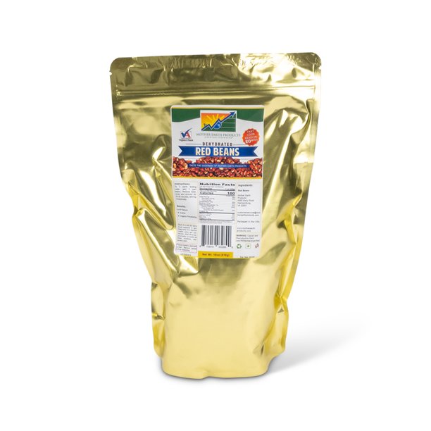 Dehydrated Red Beans, 2 full cup Mylar Bag