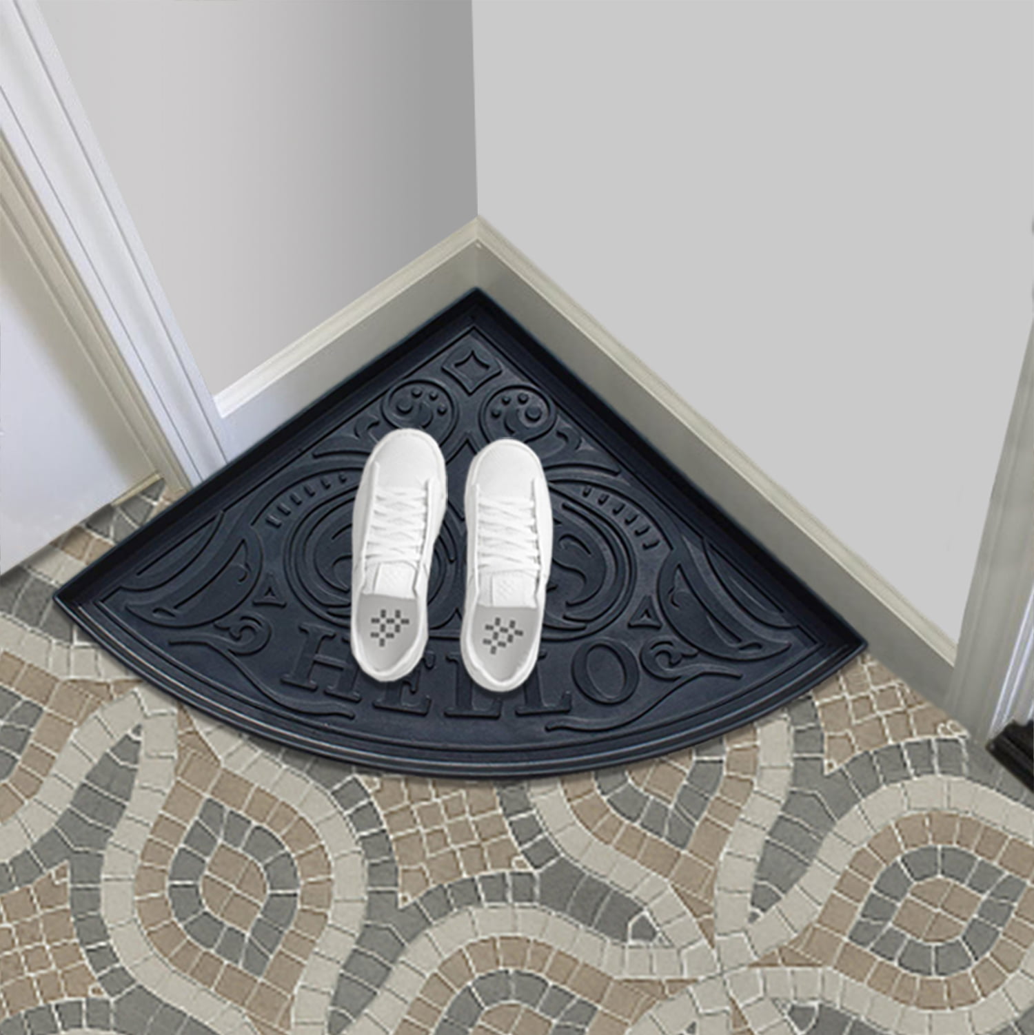 A1HC 100% Rubber Boot Mat, For Shoes, Entryway Doormat , Black - 16X31 -  Bed Bath & Beyond - 33347742