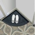 thumbnail image 3 of Hello Triangle Heavy Boot Tray-Water Resistant Rubber Utility Shoe Mat 21.6"x21.6" for Indoor and Outdoor Use in All Seasons Multi-Purpose Boot Tray Mat for Entryways, 3 of 8
