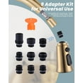 thumbnail image 3 of WOWOW Kitchen Faucet Head Replacement, 3 Function Pull Down Faucet Sprayer Head with 9 Adapters, 3 of 3