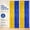 Blue Gold, variant on 12 Pack Sky Blue Metallic Foil Streamer Curtains, 3.28 FT x 7.05 FT Light Blue Fringe Backdrop for Winter Wonderland Birthday Party