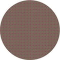 thumbnail image 1 of Ahgly Tapis Rond Lavable en Machine Intérieur Transitionnel Amande Foncé, 7 Pieds Rond, 1 of 7