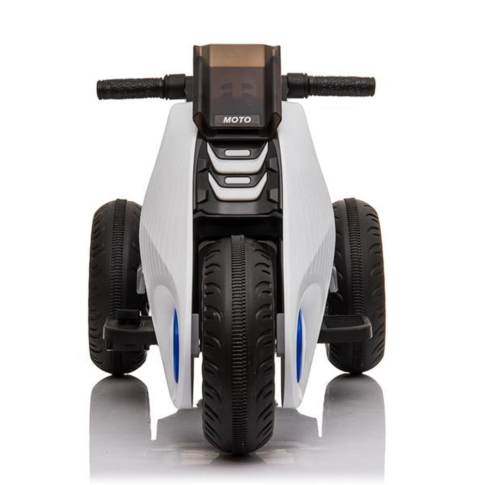 Kids's Electric Motorcycle 3 Wheels Double Drive White - Walmart.com