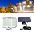 thumbnail image 1 of Lámpara Con Sensor De Movimiento, 210LED 300LM 1500mAh Batería Control Remoto 6000-6500K Luz Solar Exterior De Color Frío Para Piscina Garaje, 1 of 7
