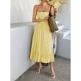 thumbnail image 5 of Women Summer Maxi Dress Spaghetti Strap Y2k Cute Ruffle Tiered Wedding Guest Flowy Dress, 5 of 7