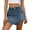 Sky Blue, variant on JTieacloth Stylish Casual Denim Mini Skirt With Asymmetric Hem For A Slimming And,Women's Skirts(Black)