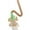 Gold, variant on 14K Gold Over Finish Simulated Diamond Iced out Bling Custom Luminous Ghost Charm Pendant Necklace, Glow in the Dark, Gift for him, Birthday