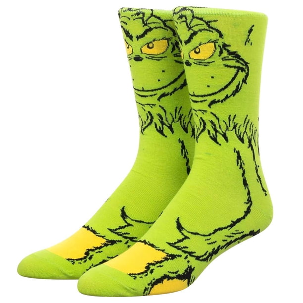 Merry Grinchmas Holiday Crews Calcetines Navidad Regalo (B)