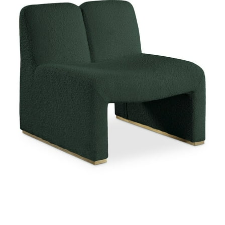 Meridian Furniture Alta Green Boucle Fabric Accent Chair