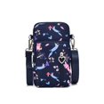 thumbnail image 1 of Factory Direct Crossbody Mobile Phone Bag Vertical Fabric Mini Small Bag Wrist Arm Mobile Phone Bag Three-Layer Coin Wallet, 1 of 7