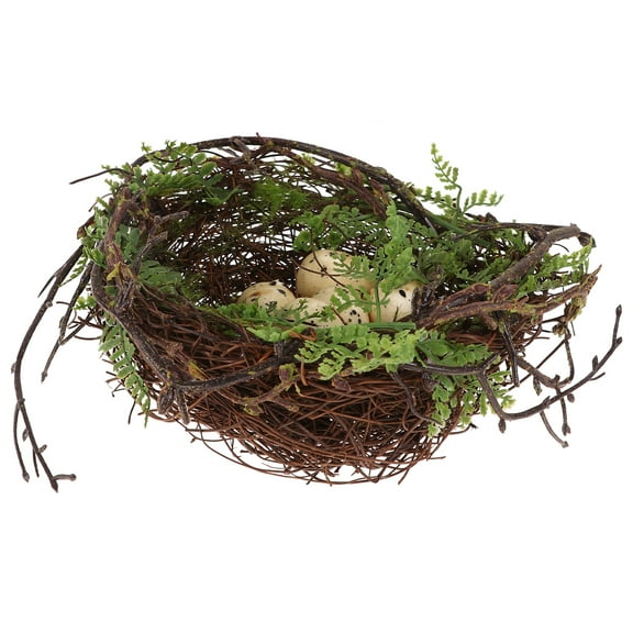 SEWCHICS Assorted Color Bird Nest Ornament Set for Home Decoration, Multi-Use Decorative Accents, 1 Set