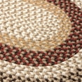 thumbnail image 2 of 12' x 15' Oval Handmade Braided Area Throw Rug, 2 of 2