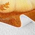 thumbnail image 5 of Erosebridal Kawaii Autumn Ghost Quilt King, Boho Fall Foliage King Coverlet Set for Boys Girls, Orange Yellow Cream, 3-Piece 1 Bedspread and 2 Pillowcases, 5 of 7