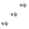 thumbnail image 4 of relayinert Fashionable Polarized Lens Small Square For Trendy Style Materials silver white silveC4 3Set, 4 of 6
