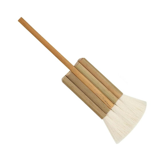 Goats Hair Watercolor Paint Brush Bamboo Art Accessories Long Handle Easy to Use 5 rows