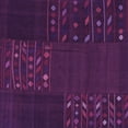 thumbnail image 1 of Ahgly Company Indoor Square Patchwork Purple Transitional Area Rugs, 8' Square, 1 of 4