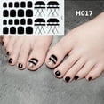 thumbnail image 1 of WREESH Foot Stickers Foot Nail Stickers Waterproof For Female DIY Nail Decoration Art, 1 of 3