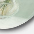 thumbnail image 2 of Designart 'Pastel Bath IV' Farmhouse Metal Circle Wall Art, 2 of 3