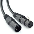 thumbnail image 3 of 2X Cable de Audio XLR Macho de 3 A XLR Hembra de 5 Y XLR Hembra de 3 A XLR Macho de 5 , para Micrófono DMX Luz de Escenario, 3 of 5