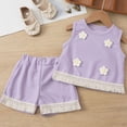 thumbnail image 2 of Robe Sans Manches à Fines Côtes pour Enfants, pour Filles, Bébé, Taille à Volants, Jupe Française Cintrée, 2 of 9