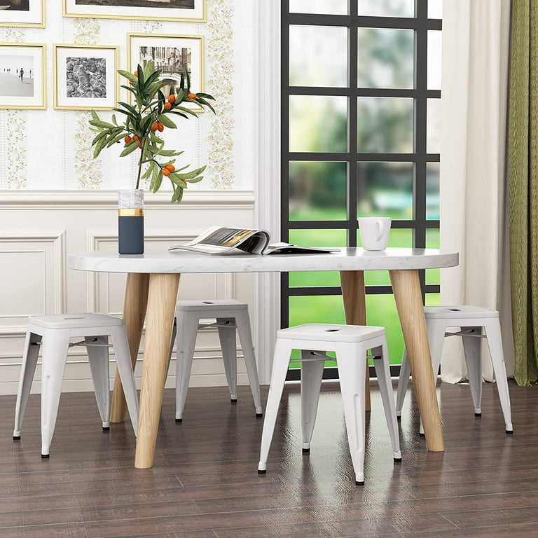 White dining stools hotsell