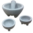thumbnail image 2 of IMUSA GKA-61019 Granite Molcajete Guacamole Set 4-Piece, Grey, 2 of 4
