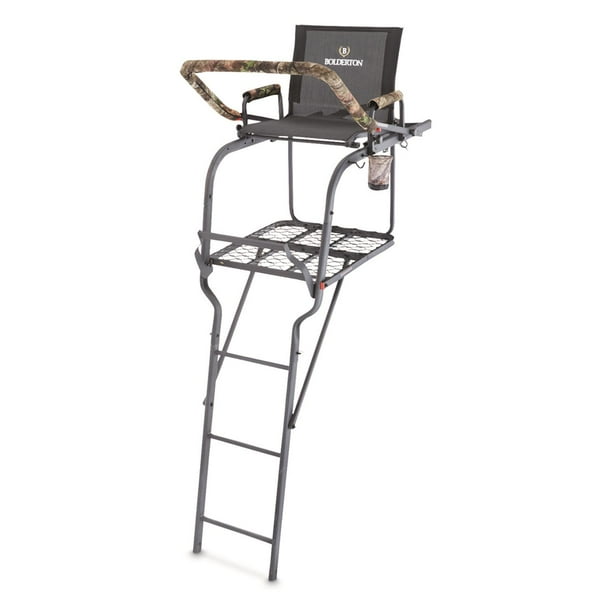 Bolderton 22 Tree Stand with Grizzly Grip Safety System, Ladder Stands