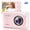 Pink, variant on 64MP Digital Camera 4K Video 18X Zoom Autofocus Compact Camera with 32GB Card 2.4 Inch Screen MP3 Player Vlogging Camera Pink