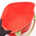 thumbnail image 3 of Pre-Owned Hermes Hermès Petit H Socabas Tote Bag, Leather, Toile H, Women's, Red,... (Good), 3 of 6