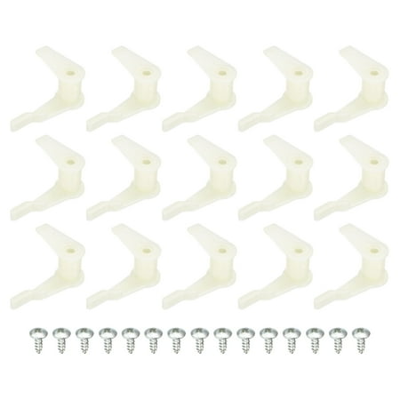 

Uxcell 4.5mm Ceiling Lampshade Clips Fixed Buckle Light Fixture Accessories ABS Plastic White 15 Pair