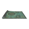 thumbnail image 2 of Ahgly Company Indoor Square Oriental Light Blue Modern Area Rugs, 5' Square, 2 of 4