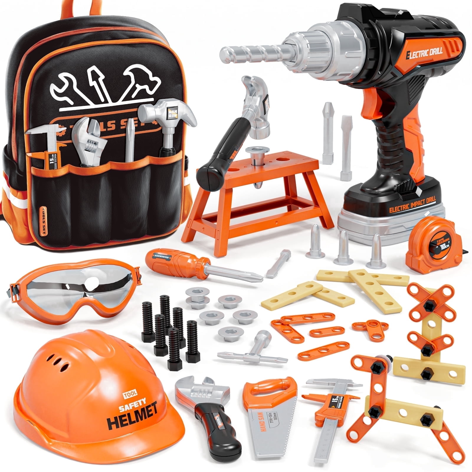 Spidey & His Amazing Friends Handyman Backpack 18 Piece Tool Set