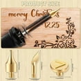 thumbnail image 2 of Home Improvement, Hot Tool With Alphabet 26 Letters Copper Or Digital Set —DIY Wood /Carving Set Wood Tip Set Tip Copper Pyrography Work For Wood Craft DIY Wood Leather Set Letter Copper Number, 2 of 6
