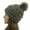 Dark Gray, variant on Winter Hat Beanies Winter Warm Hat Women Beanie Knitted Caps Outdoor Leisure Cap