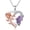 Heart Butterfly, variant on 925 Sterling Silver Pendant Necklace Awareness Jewelry Inspirational Gifts for Women