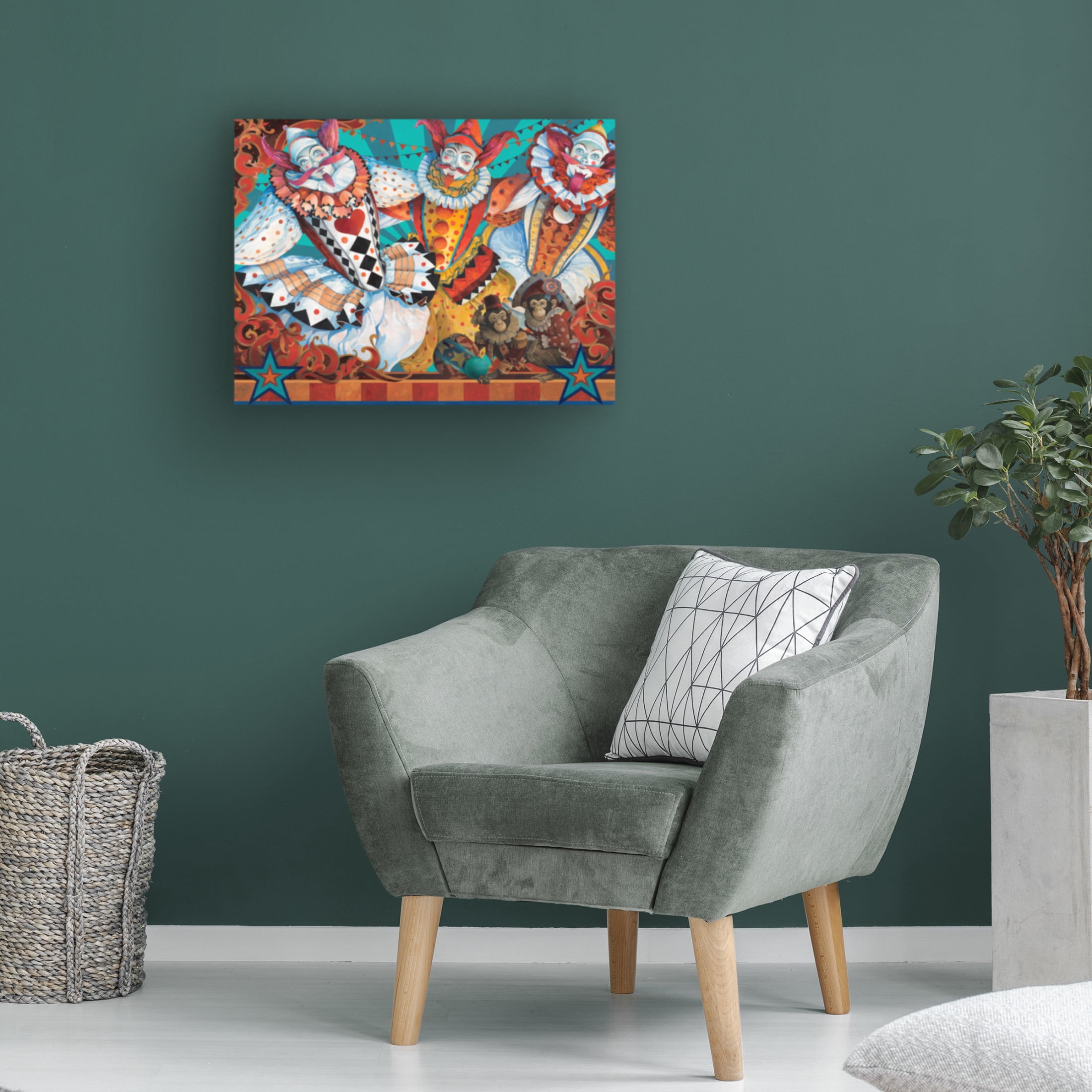 Canvas Wall Art - David Galchutt 'Big Top' Wall Art for Living Room, Bedroom, or Office Décor by Trademark Fine Art - 19 x 14 Inches