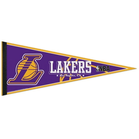 Los Angeles Lakers Official NBA 12 inch x 30 inch Felt Pennant by WinCraft
