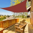 thumbnail image 4 of Kbndieu Sun Shade Sail Curved Canopy 8.2'x8.2', UV Block Sunshade Breathable for Outdoor Patio Garden Yard Deck Pergola on Clearance, 4 of 5