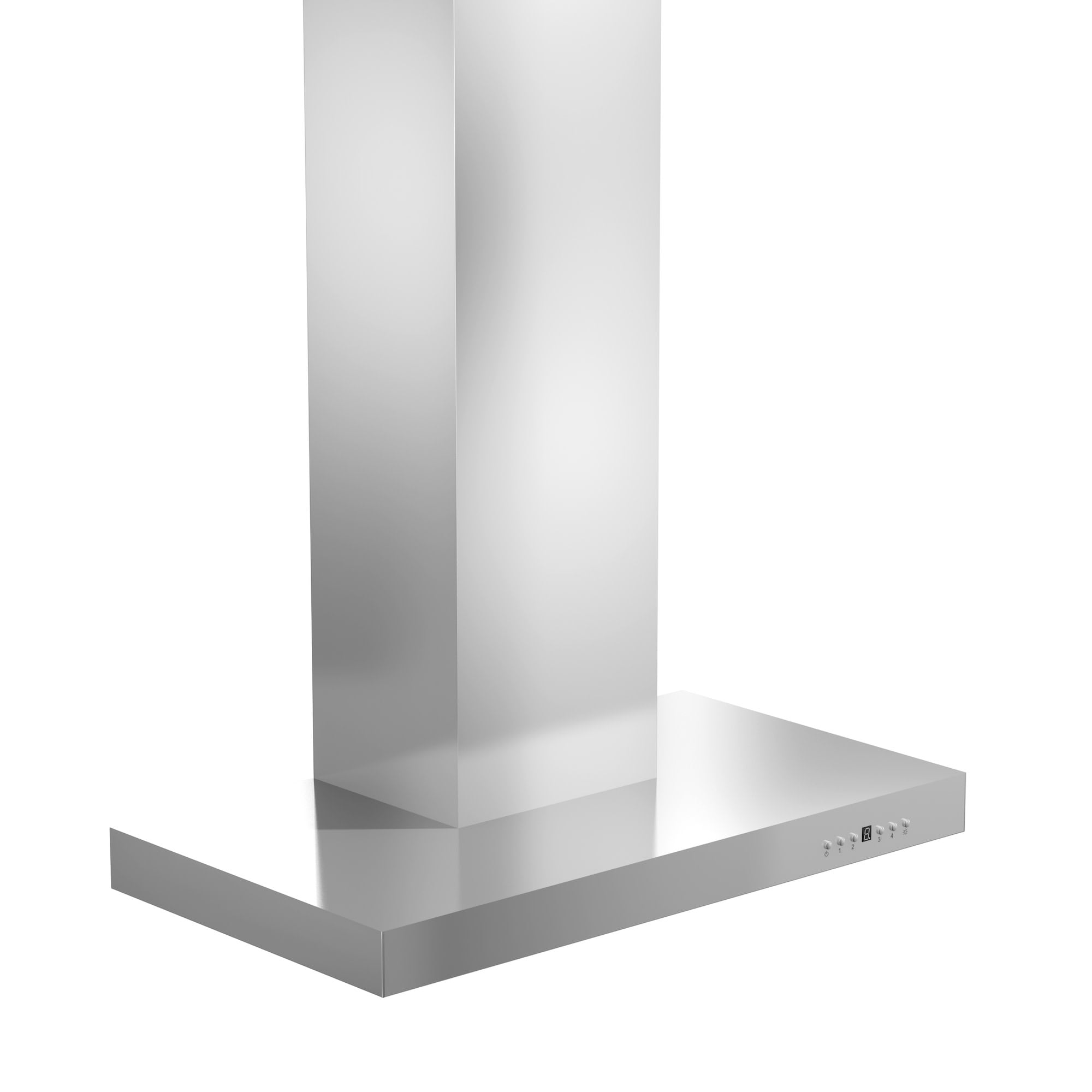 ZLINE 30 in. Wall Mount Range Hood in Stainless Steel with Crown Molding (KECRN-30)