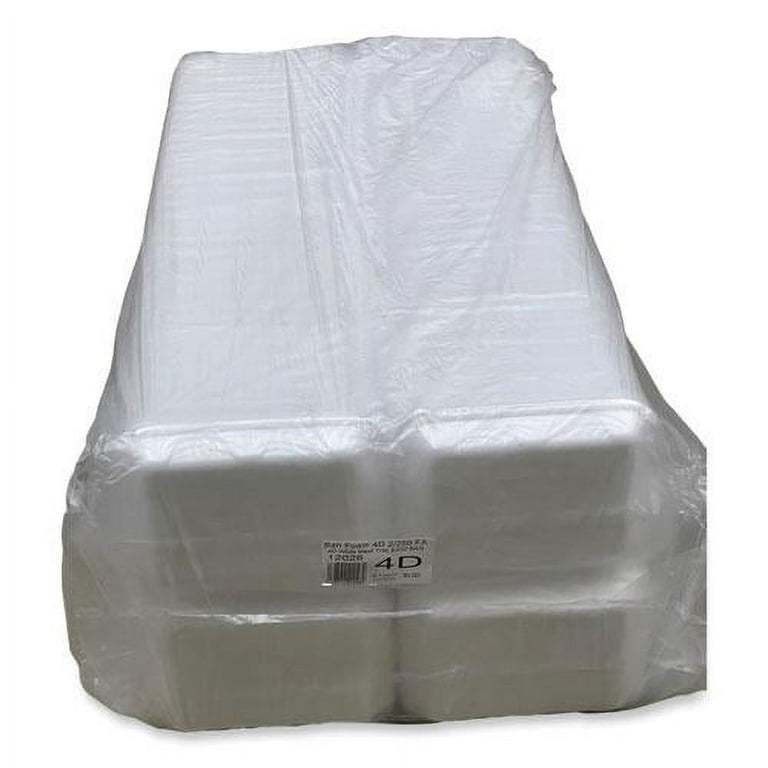 Meat Trays, #4D, 9.47 x 7.12 x 1.32, White, 500/Carton Meat Trays, #4D, 9.47 x 7.12 x 1.32, White, 500/Carton