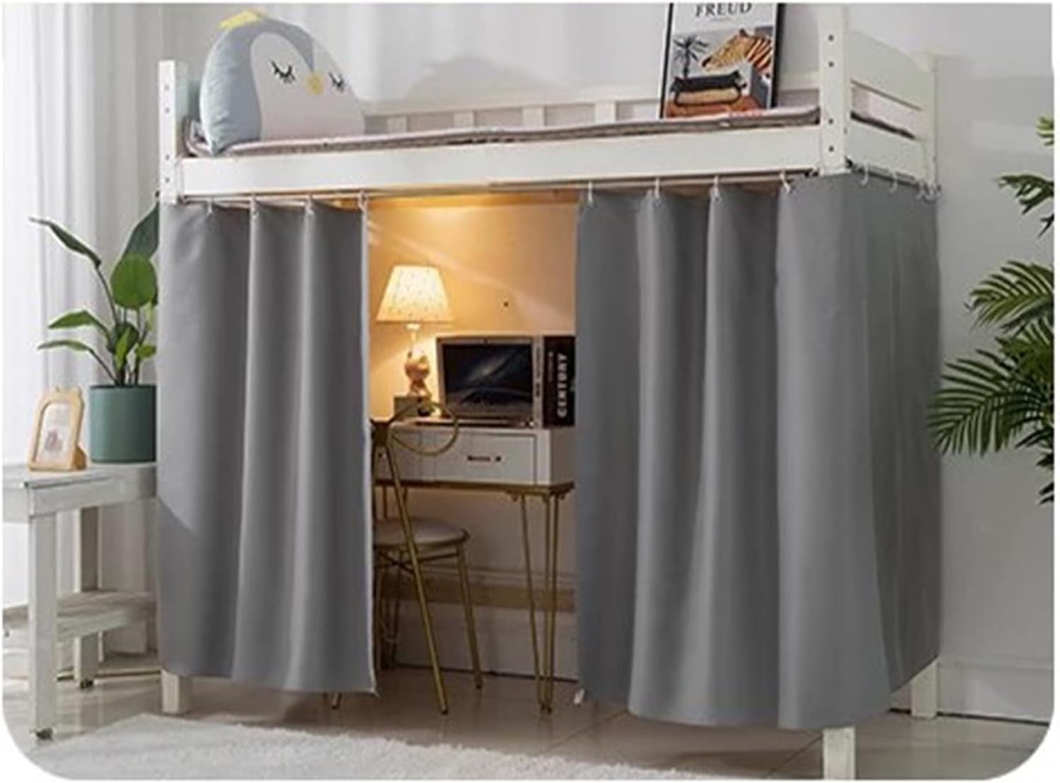 Dorm Home Bunk Nets Bed Curtains Cloth Bed Canopy Blackout College Students Shading Nets Breathable Single Sleeper