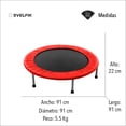 thumbnail image 3 of Trampolín PARA EJERCICIO SVELFIK Rojo JUMP-2RJ, 3 of 7