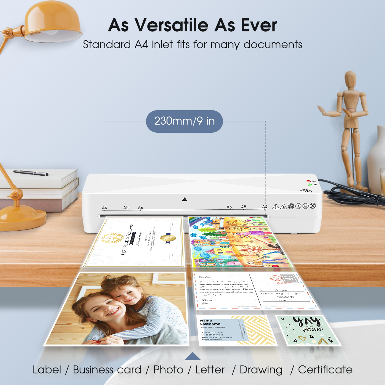 Crenova 9" Thermal Laminator with Hot & Cold Modes photo 5