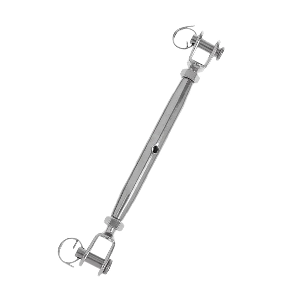 1/2" 1pc Stainless Steel T316 Jaw/Jaw Closed Body Turnbuckle