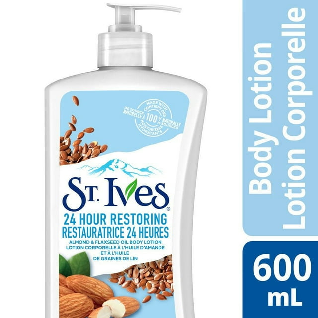 Lotion corporelle St Ives Amande et huile de graines de lin