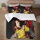 thumbnail image 1 of Juego de edredón doble de Deadpool y Wolverine para niñas y niños Juego de sábanas de tres piezas de Deadpool y Wolverine para hombres 173*218CM, 1 of 6