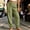 Green, variant on Women Triple Layer Drawstring Elastic High Waist Jogger Pants Loose Tapered Ankle Cuffed Lightweight Woven Casual Harem Pants Summer Trousers With Side Pockets Navy S